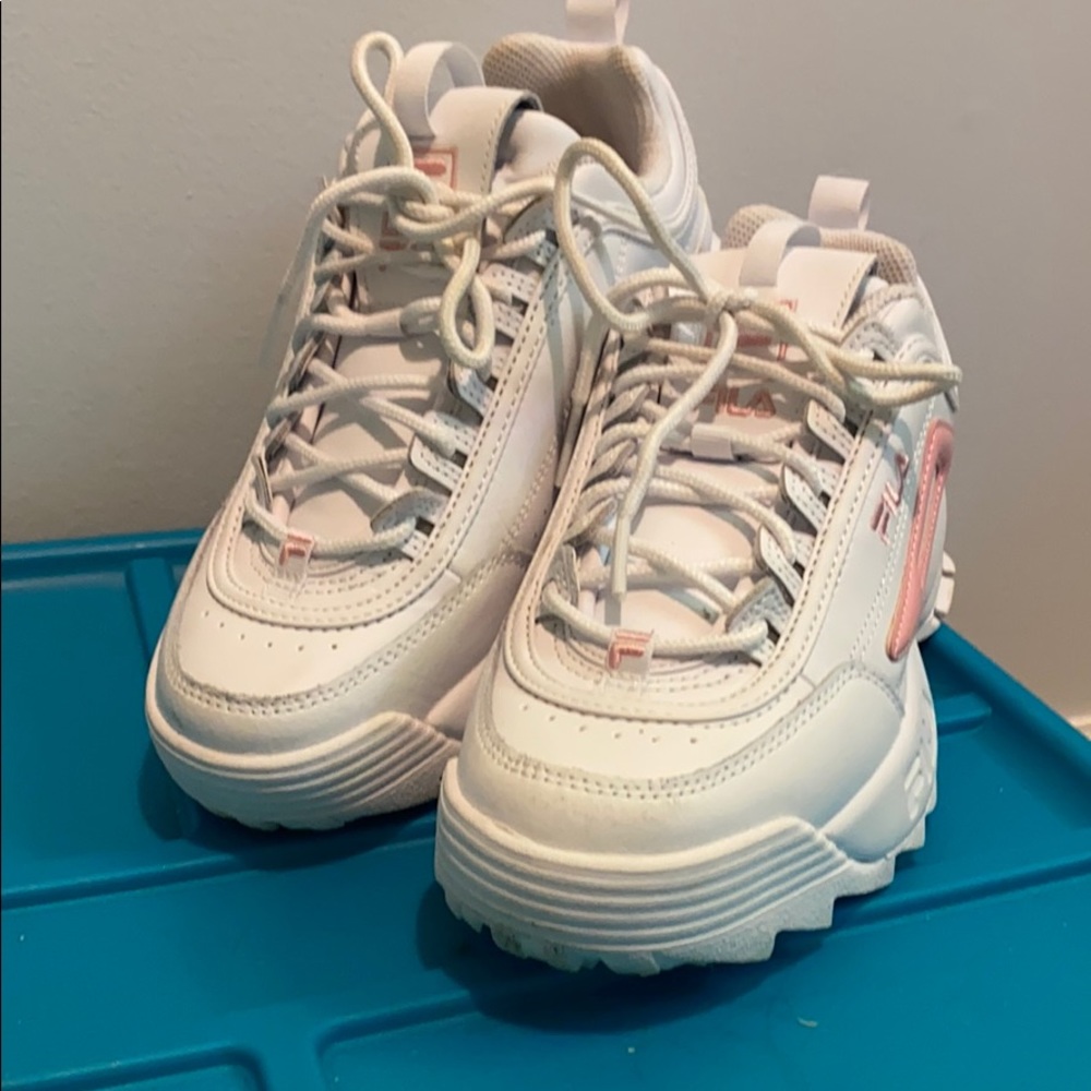 FILA Chunky Sneakers White and Pink